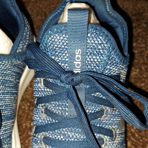 Adidas Cloudfoam Pure Shoe - Women's Running Tech Steel/Silver Metallic/Grey - Picture 8 of 10